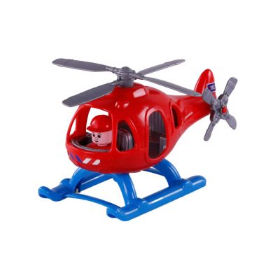 Cavallino Toys Cavallino Brandweerhelikopter met Speelfiguur