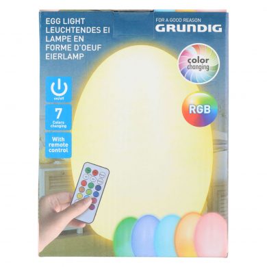 Abi Kleurveranderende Nachtlamp in Eivorm