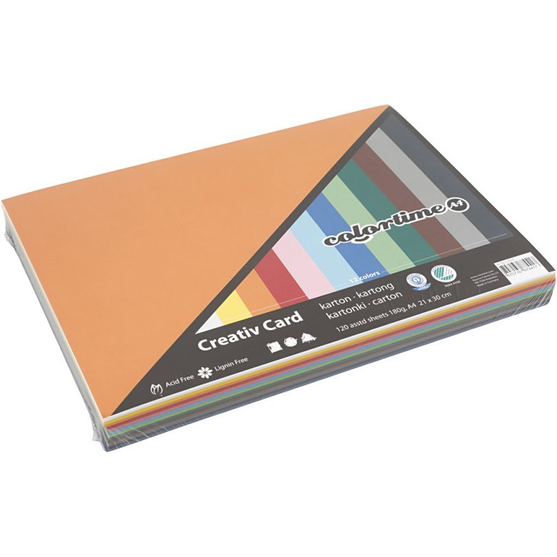 Creativ Company Gekleurd Karton A4