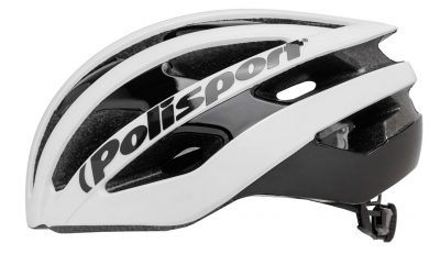 Polisport PolispGoudt light pro fietshelm l 58-62cm mat wit/zwart