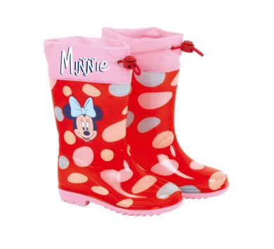 Arditex Regenlaarzen Minnie meisjes PVC/textiel rood/roze maat 30