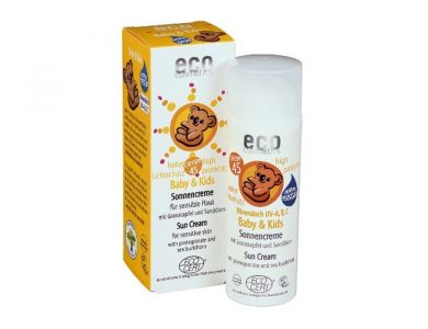 Eco Cosmetics Baby zonnebrand SPF 45 Granaatappel