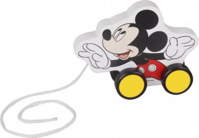 Tooky toy Mickey Mouse Houten Trekfiguur