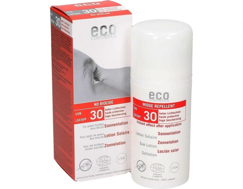 Eco Cosmetics Zonnebrand Lotion Anti-Mug Factor 30
