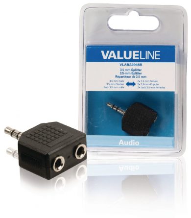 Valueline VLAB22945B Audio-splitter 3