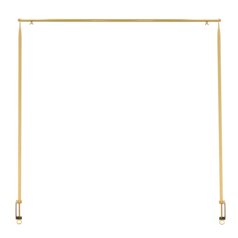 Esschert Design Tafelstang met klem decoratief goudkleurig
